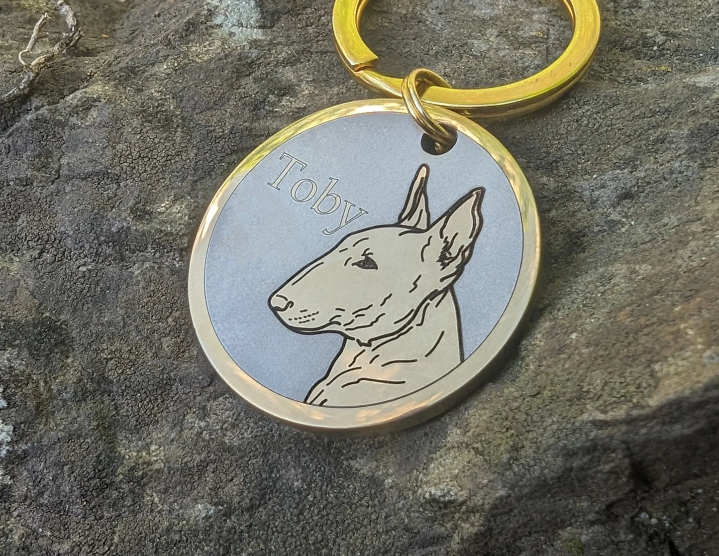Bullterrier - Profile Design - Bark'n'Tag