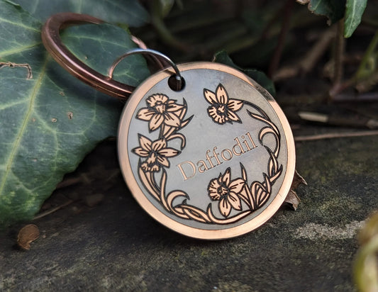 Daffodil Design - Bark'n'Tag