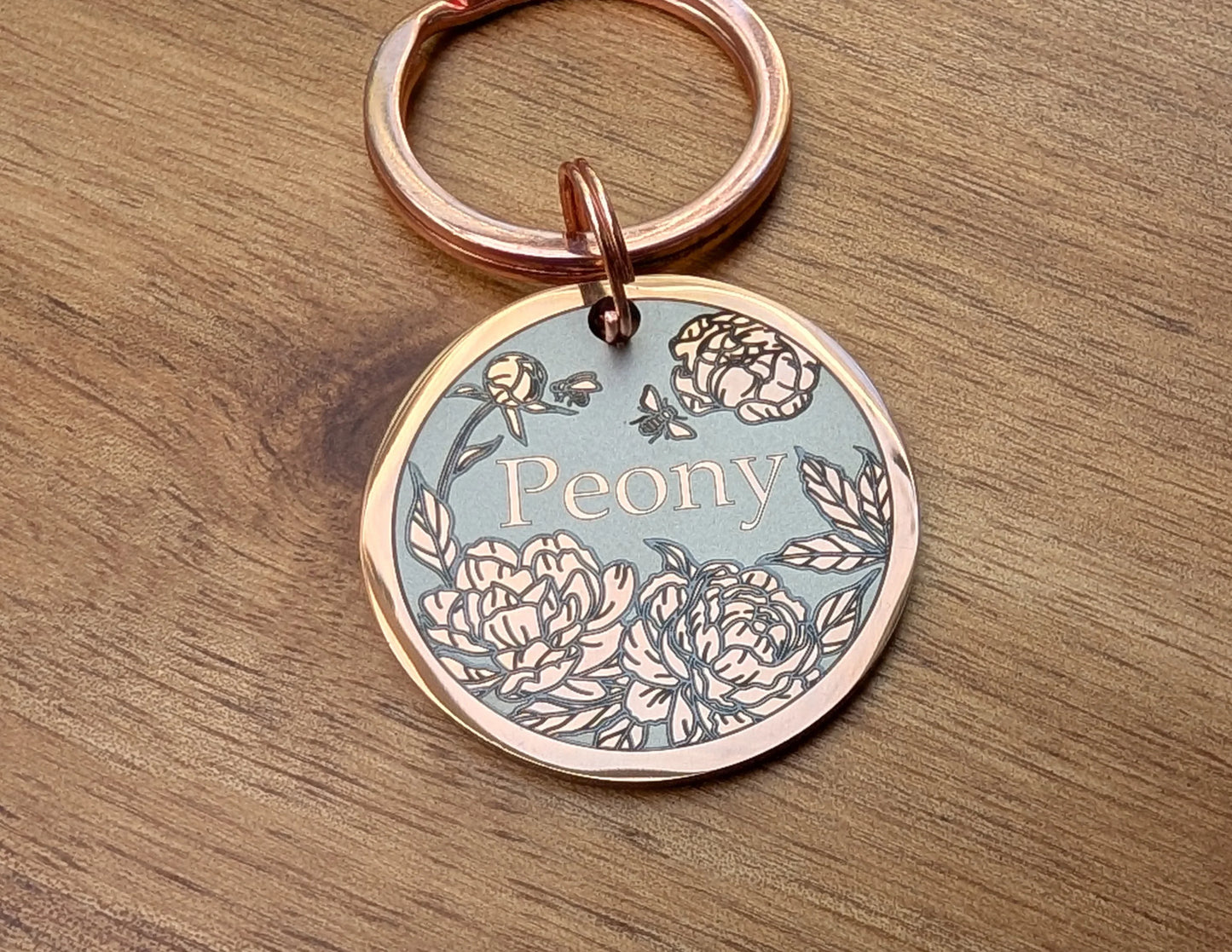 Peony Design - Bark'n'Tag