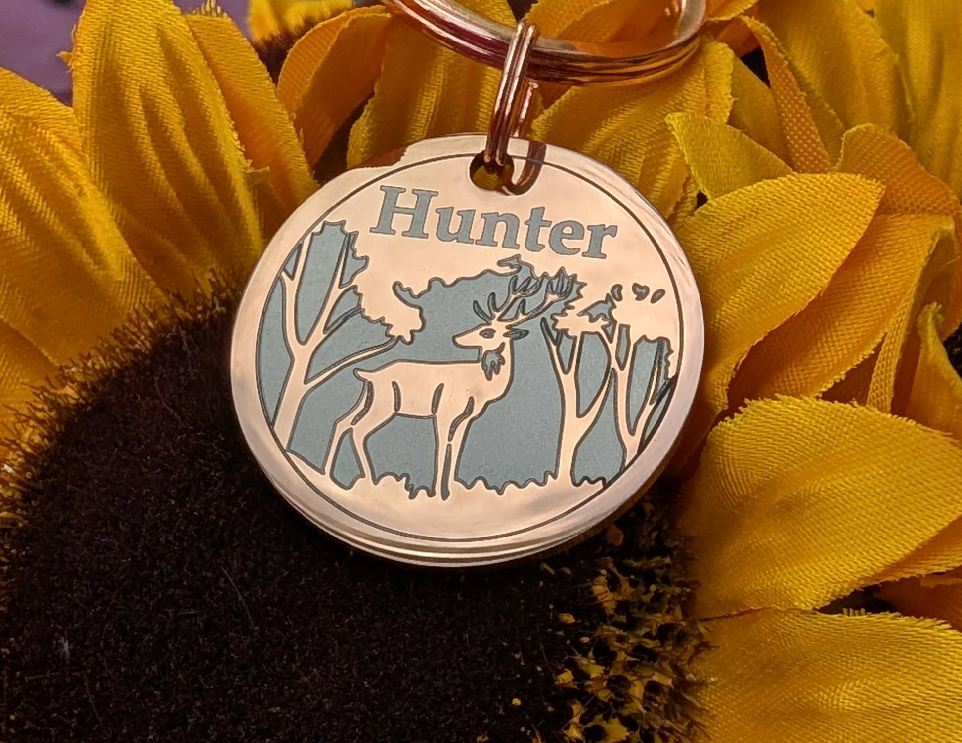 Deer / Hunter Design - Bark'n'Tag