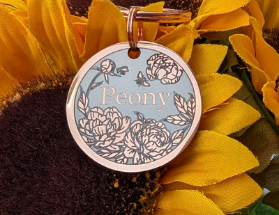 Peony Design - Bark'n'Tag