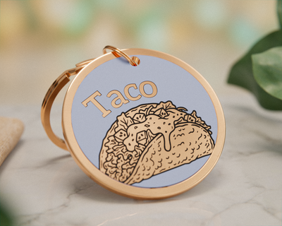 Gefülltes Taco Design