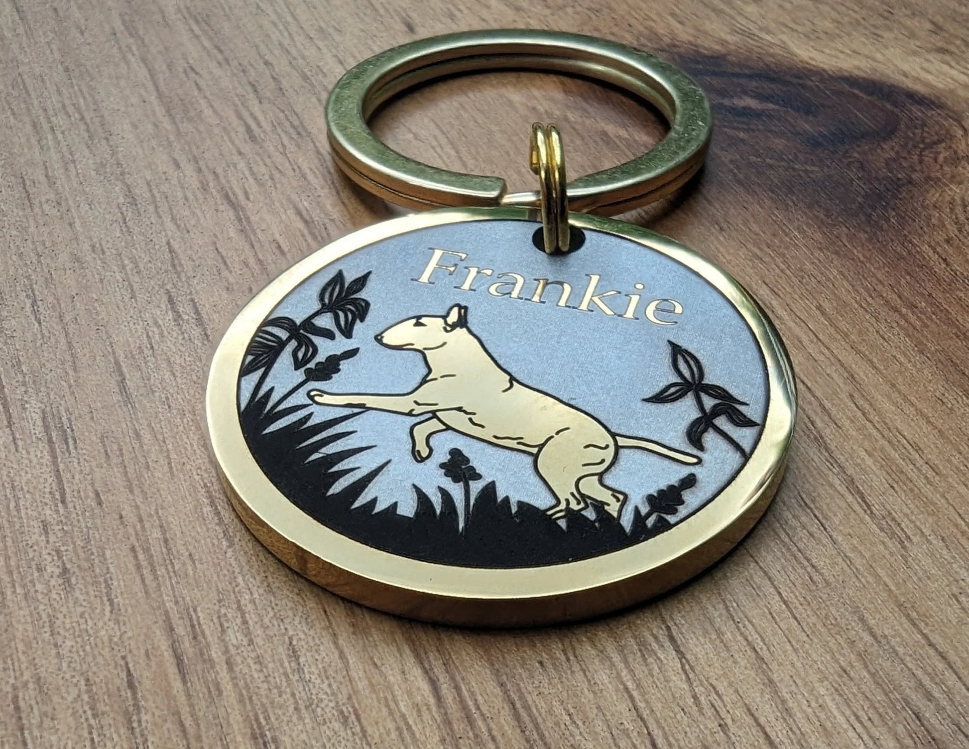 Bullterrier - Silhouette Design - Bark'n'Tag