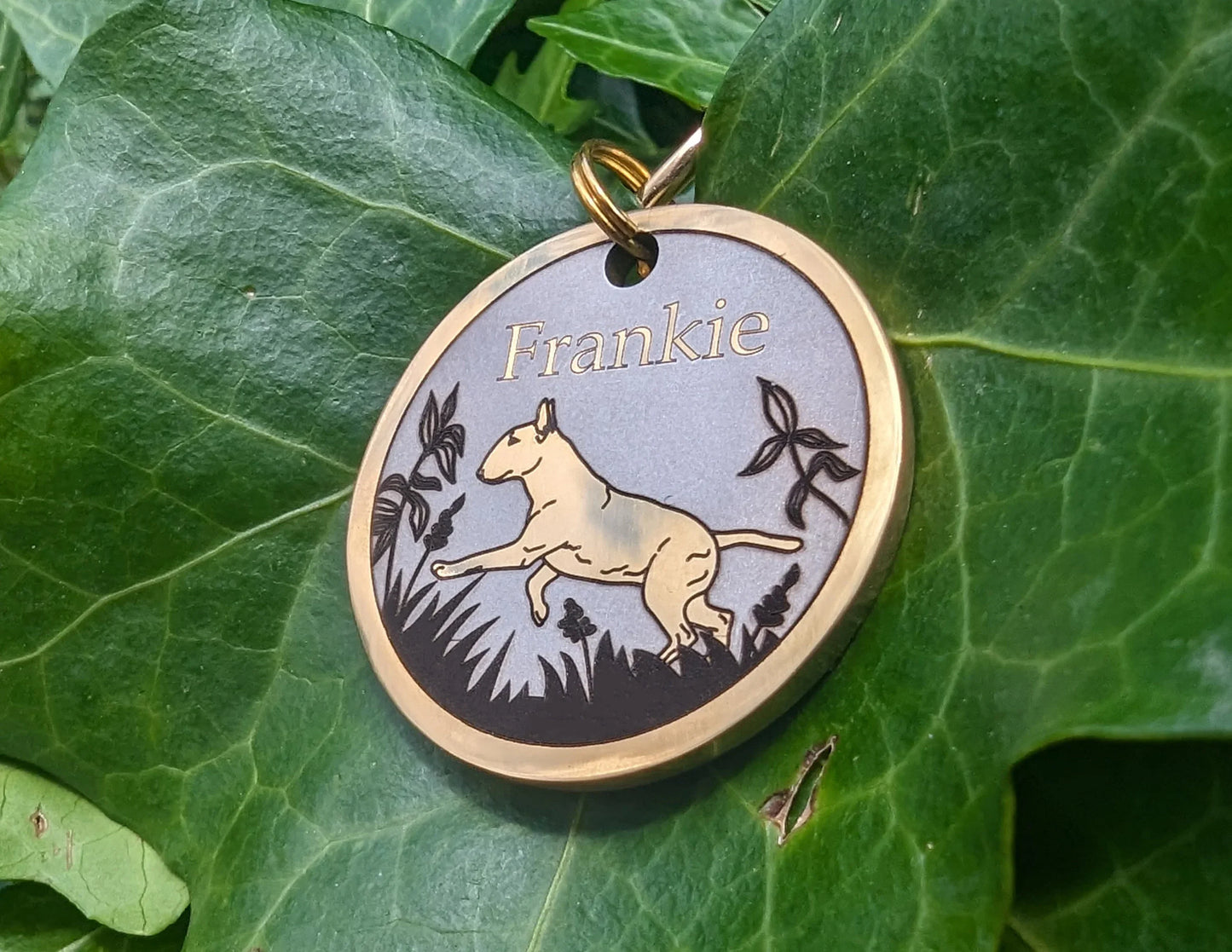 Bullterrier - Silhouette Design - Bark'n'Tag