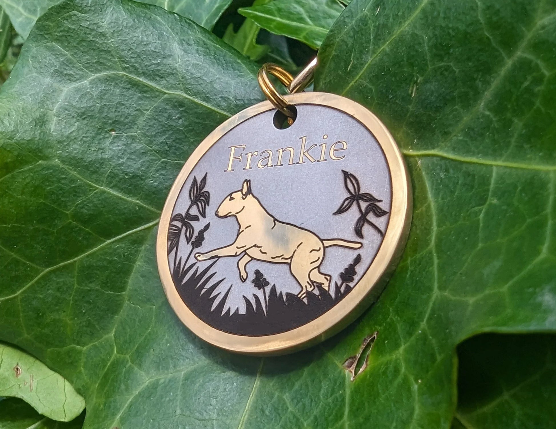 Bullterrier - Silhouette Design - Bark'n'Tag