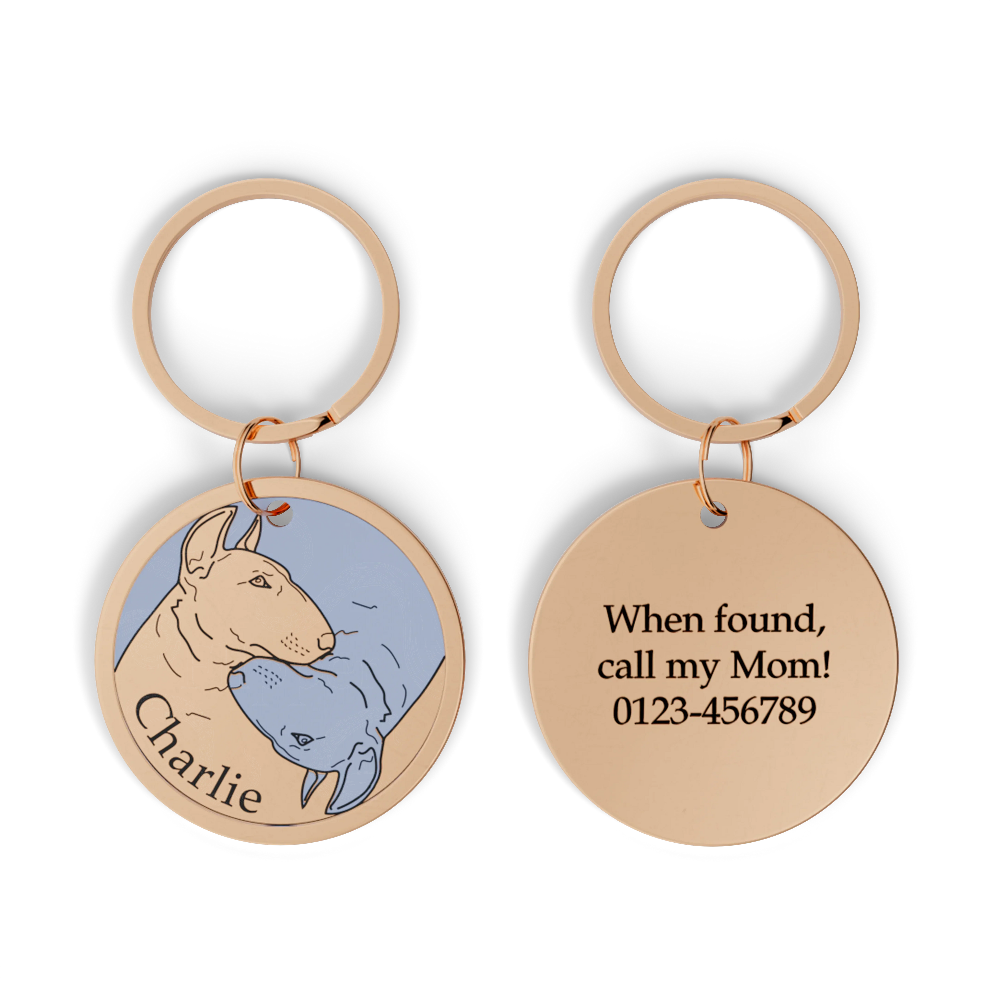 Bullterrier - Ying Yang Design