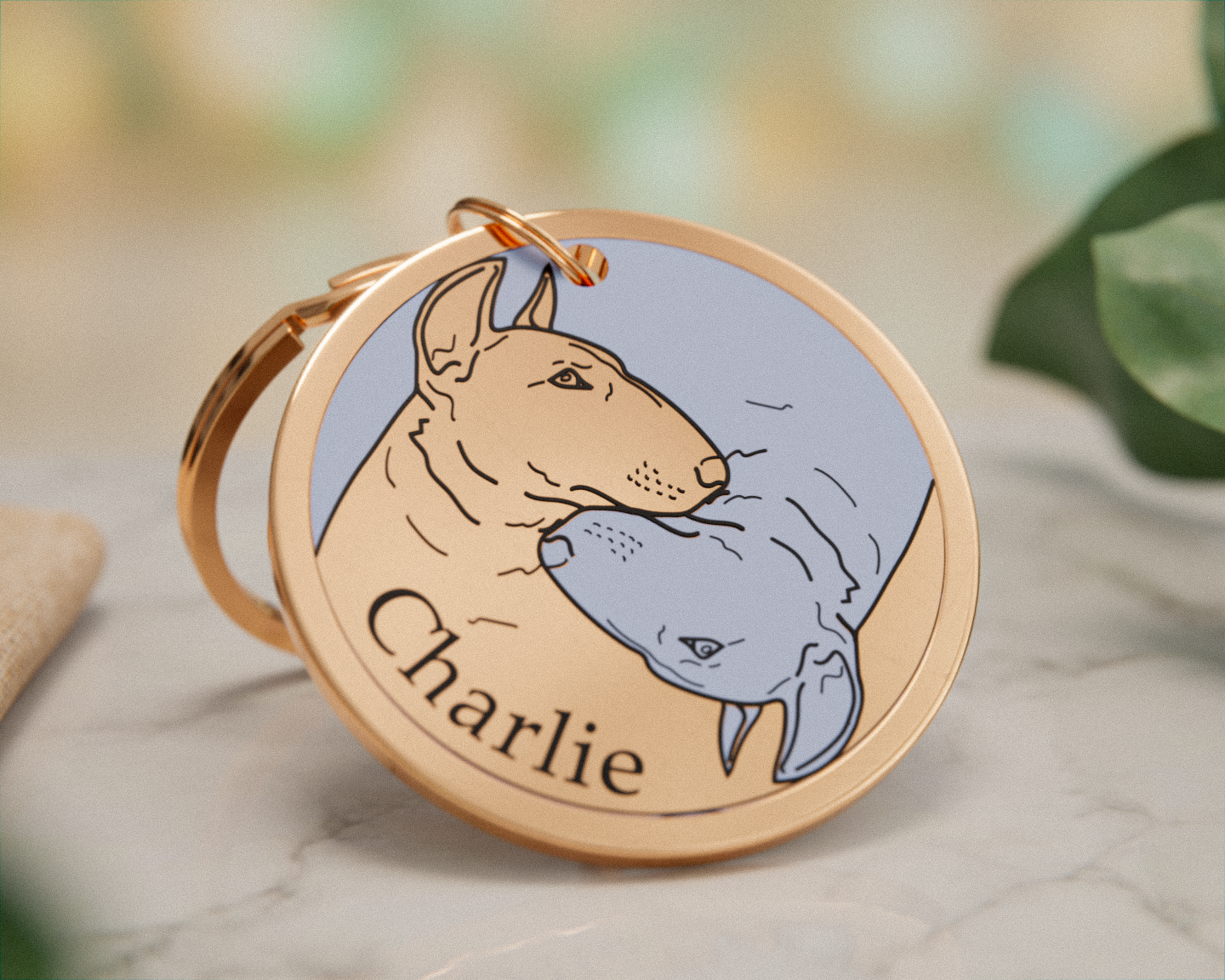 Bullterrier - Ying Yang Design