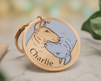 Bullterrier - Ying Yang Design